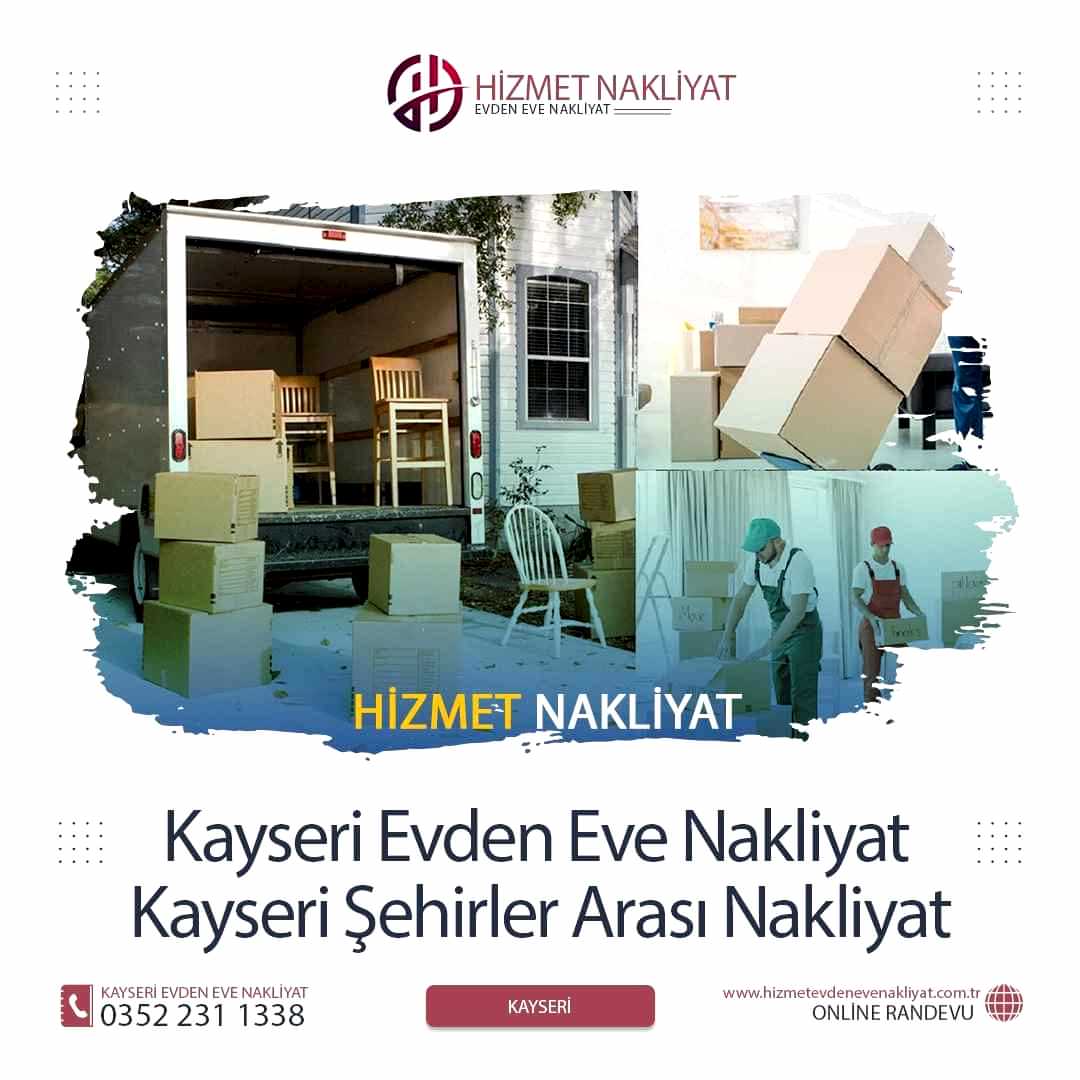 Kayseri Hizmet Evden Eve Nakliyat - Asansörlü ve Şehirler Arası Taşımacılık